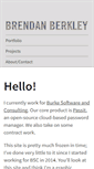 Mobile Screenshot of brendanberkley.com